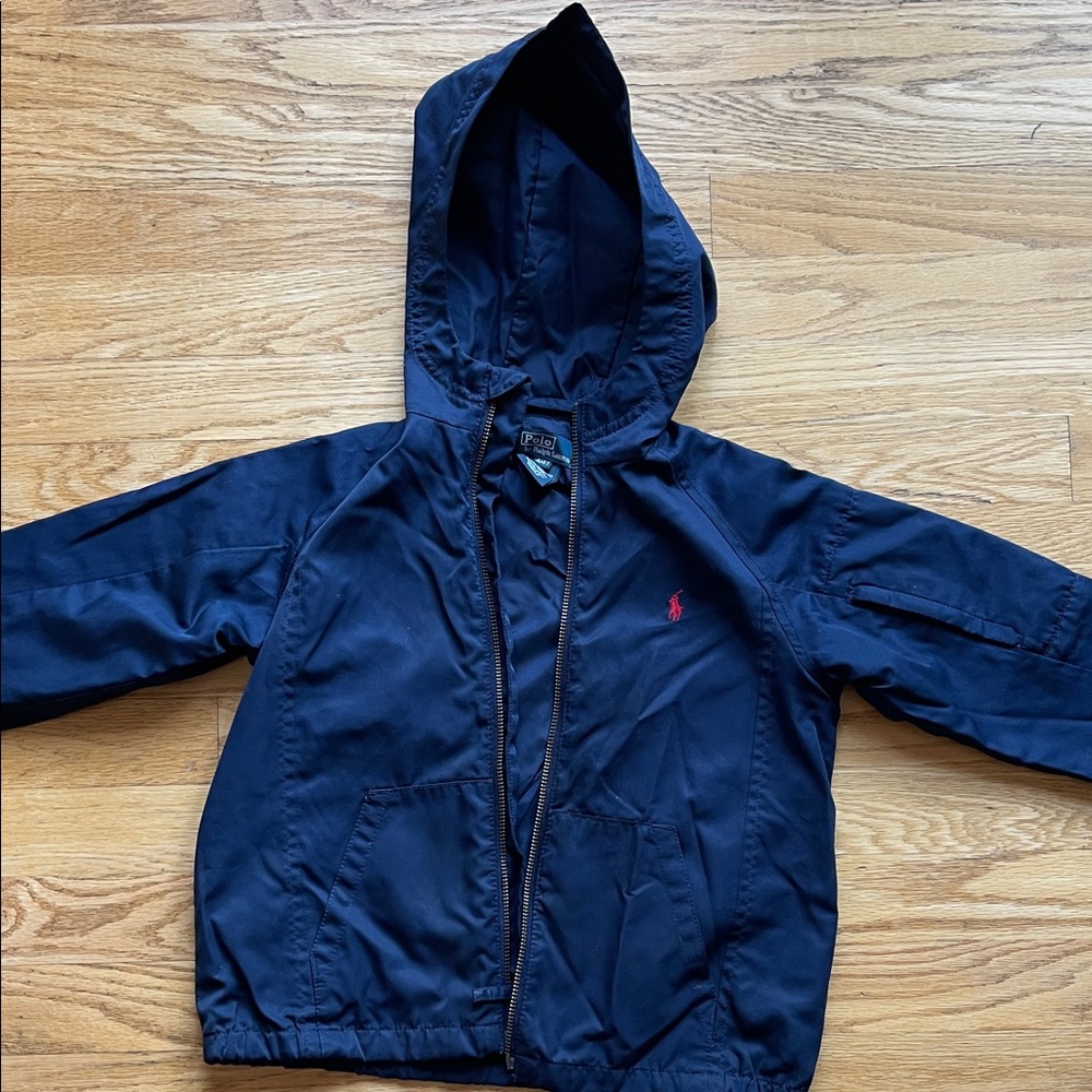 Ralph Lauren Dark Blue Kids Raincoat